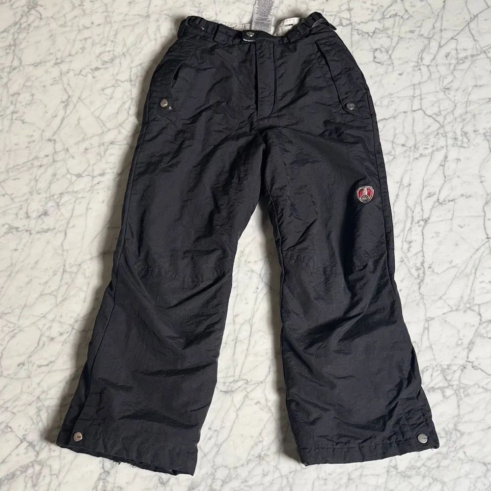 Columbia Convert Snowboard Ski Pants Black Youth Boys Girls 8